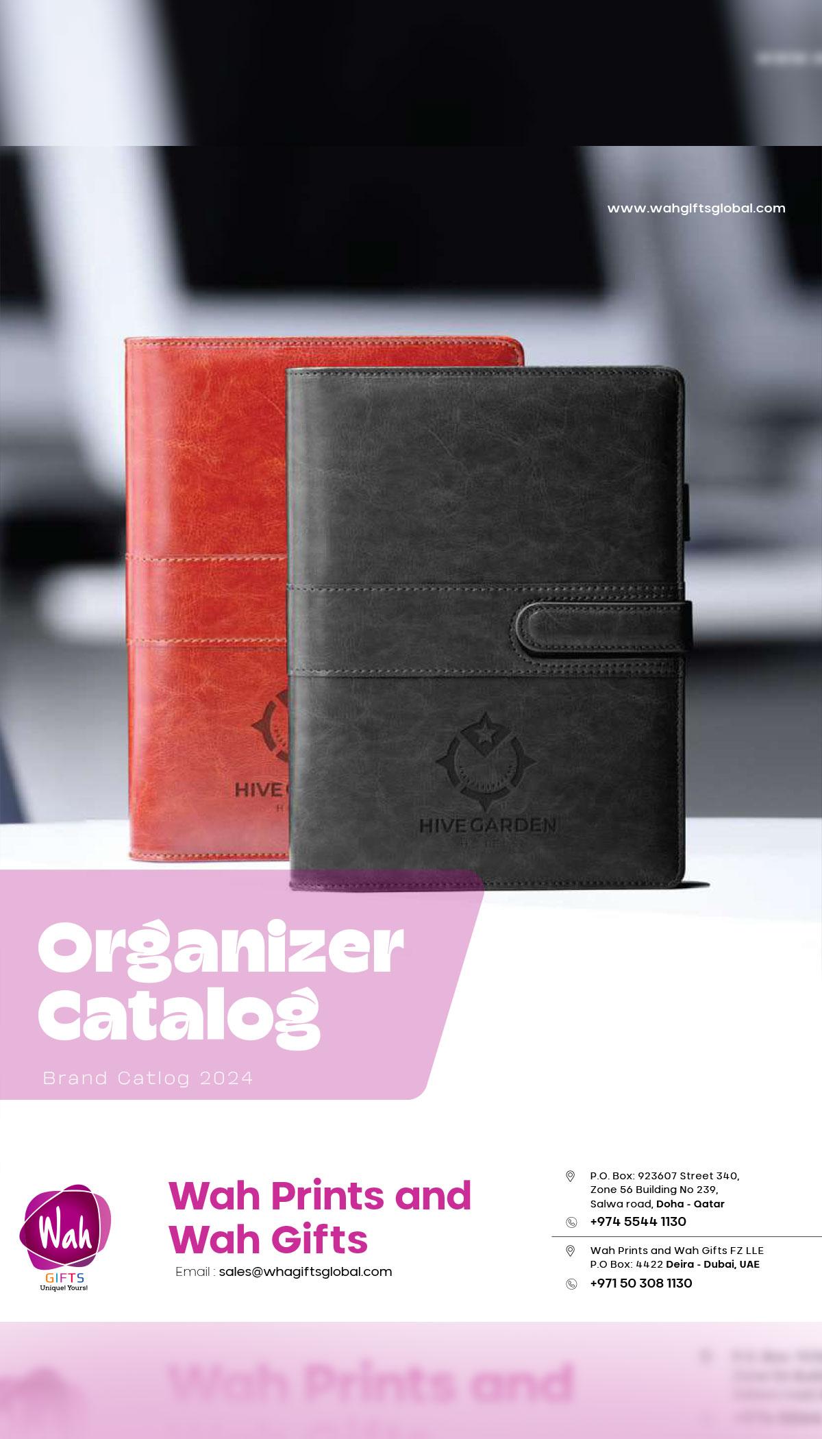 Organizer catalog